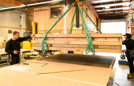 Frank House factory-controlled pre-manufactured component construction uses kiwi-made products